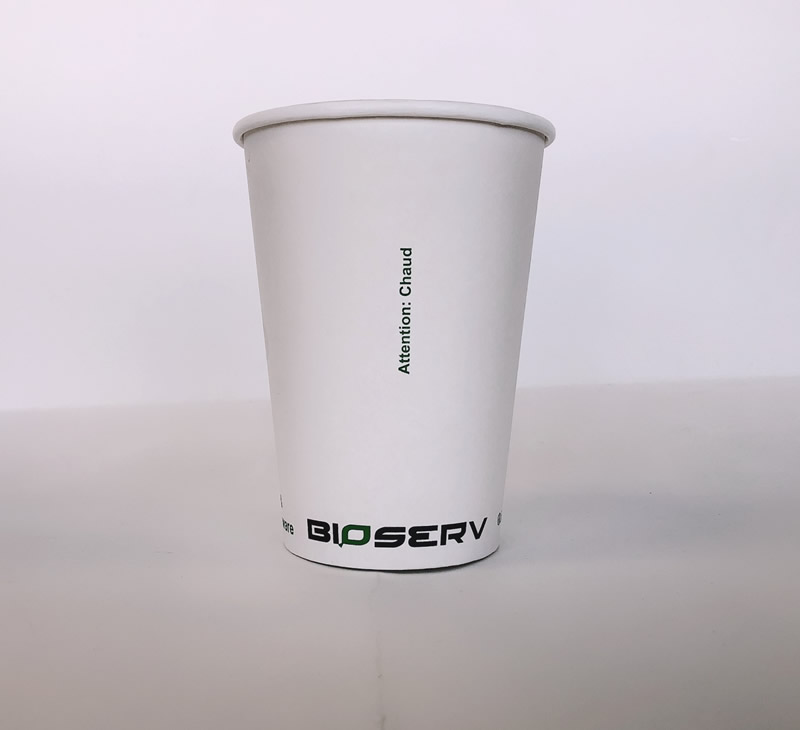 32oz. White Bioserv Soup Cup BPI